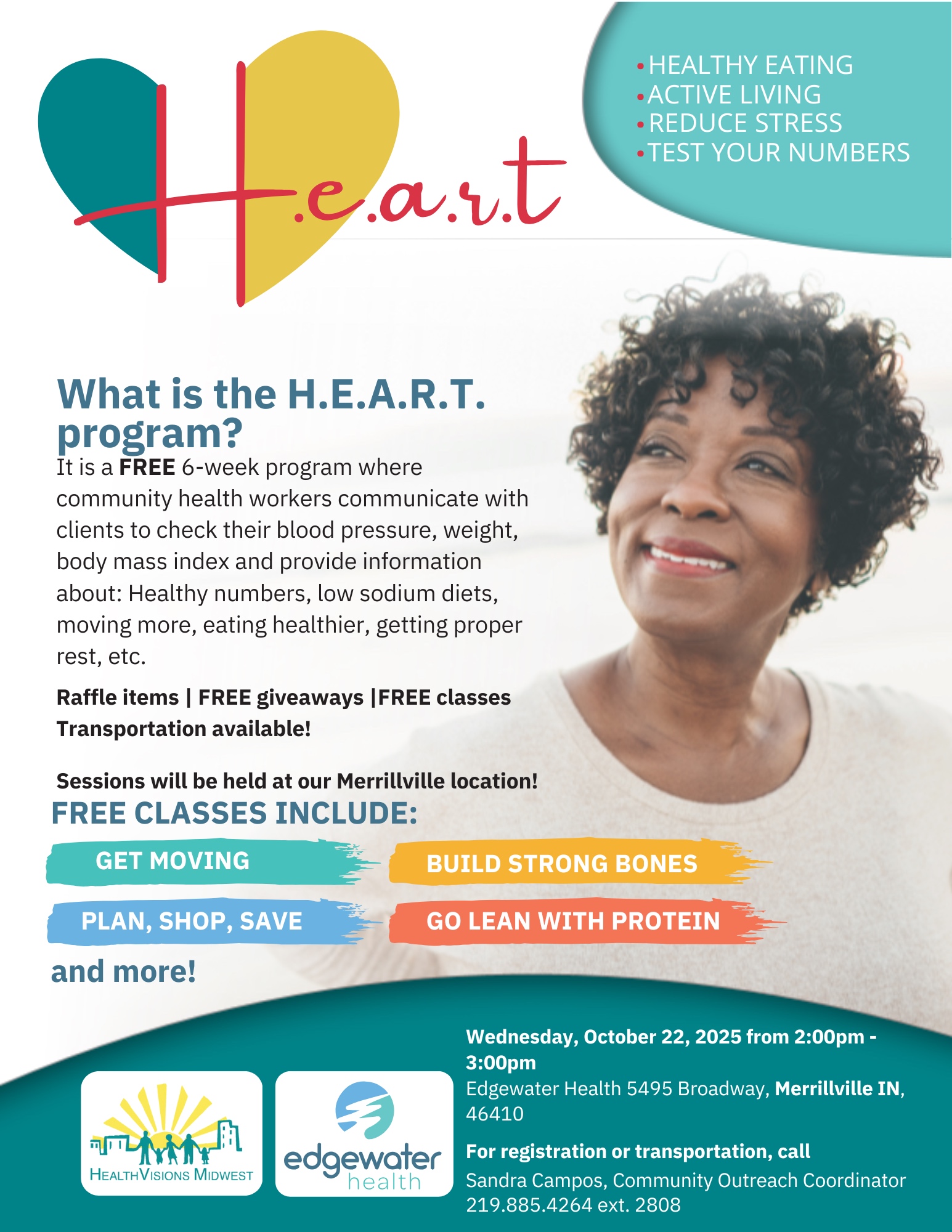 Register Today for the H.E.A.R.T Program! - Edgewater Health